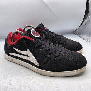 Lakai Guy XLK Mens Size 11 Black Red Sneaker Shoes Casual Walking Fashion